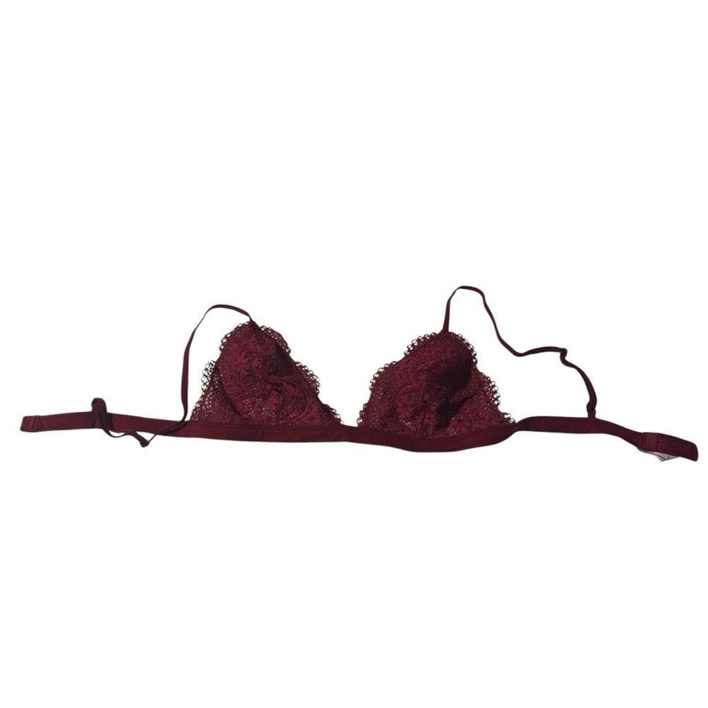 Victoria’s Secret Bralette – Lace – Cranberry Red – Size Medium